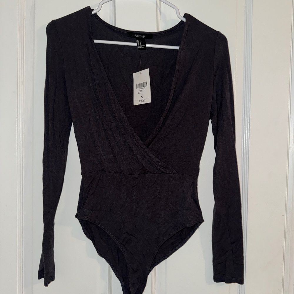 Charcoal bodysuit